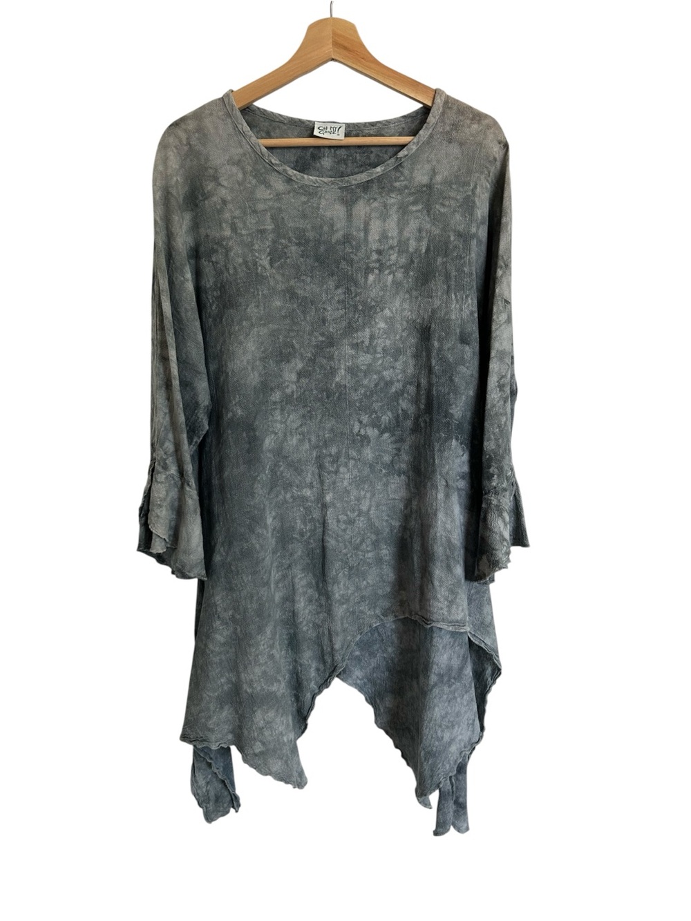 Oh My Gauze! dip dyed asymmetrical tunic - 1 (S/M)